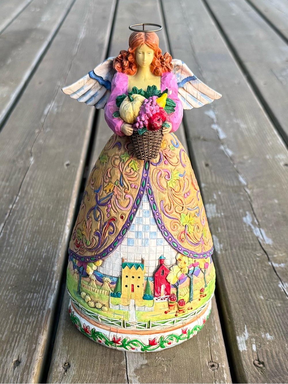 Jim Shore Heartwood Creek “Bountiful Angel” Figurine B118675